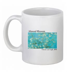 Чашка керамічна Квітучі гілки мигдалю