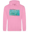 Женская толстовка (худи) Квітучі гілки мигдалю Розовый фото