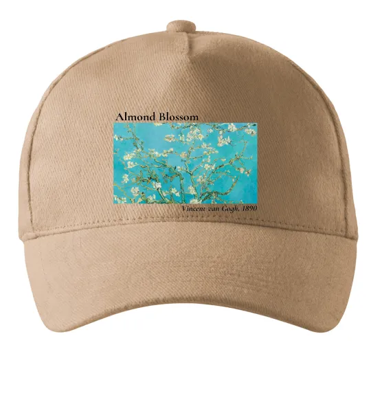 Кепка Квітучі гілки мигдалю Песочный фото