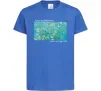 Детская футболка Квітучі гілки мигдалю Ярко-синий фото