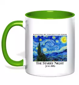 Чашка с цветной ручкой