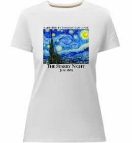 Женская премиум футболка Зоряна ніч