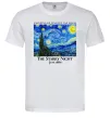 Чоловіча футболка Зоряна ніч Білий фото