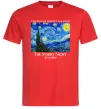 Чоловіча футболка Зоряна ніч Червоний фото