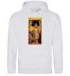 Мужская толстовка (худи) Gustav Klimt Judith Серый меланж фото