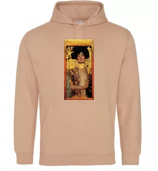 Мужская толстовка (худи) Gustav Klimt Judith Песочный фото