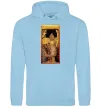 Женская толстовка (худи) Gustav Klimt Judith Голубой фото