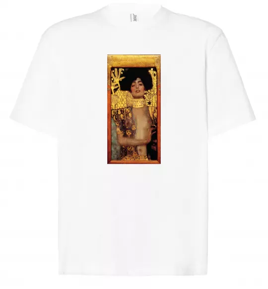 Футболка Оверсайз Gustav Klimt Judith Белый фото