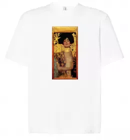 Футболка Оверсайз Поцілунок Белый фото