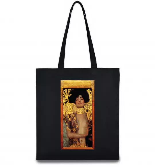 Еко-сумка Gustav Klimt Judith Чорний фото
