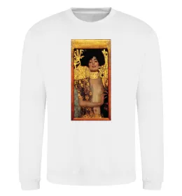 Свитшот Gustav Klimt Judith Белый фото