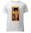Мужская премиум футболка Gustav Klimt Judith Белый фото