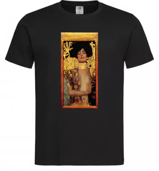 Мужская футболка Gustav Klimt Judith Черный фото