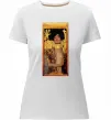 Женская премиум футболка Gustav Klimt Judith Белый фото