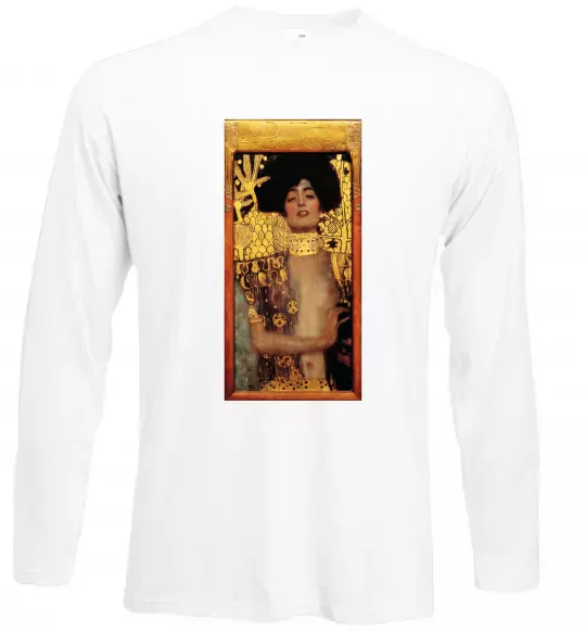 Лонгслив Gustav Klimt Judith Белый фото