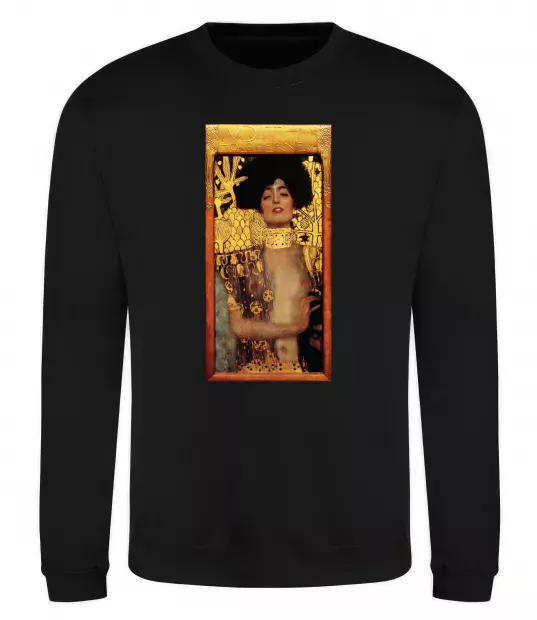 Свитшот Gustav Klimt Judith Черный фото