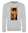 Свитшот Gustav Klimt Judith Серый меланж фото