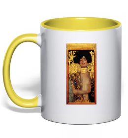 Чашка з кольоровою ручкою Gustav Klimt Judith