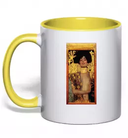 Чашка с цветной ручкой