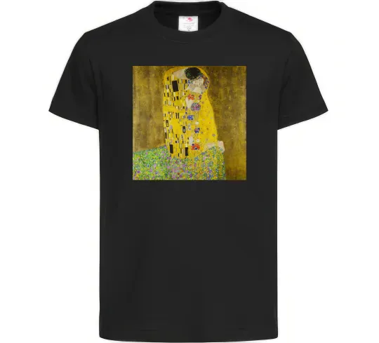 Детская футболка Поцілунок Черный фото