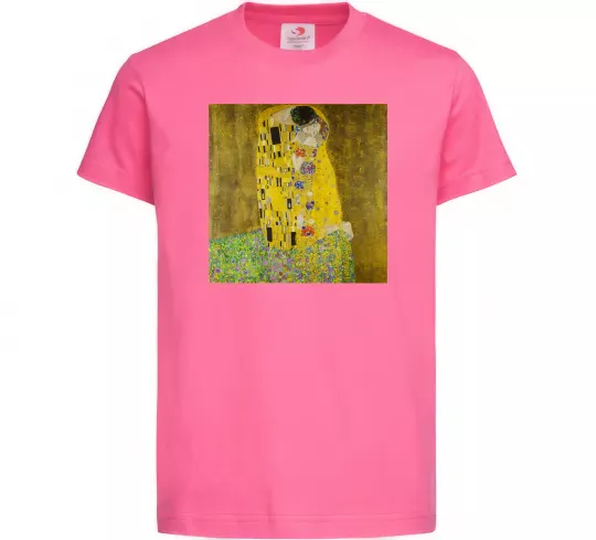 Детская футболка Поцілунок Ярко-розовый фото
