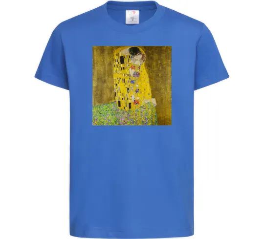 Детская футболка Поцілунок Ярко-синий фото