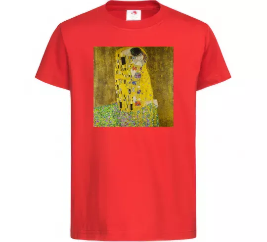 Детская футболка Поцілунок Красный фото
