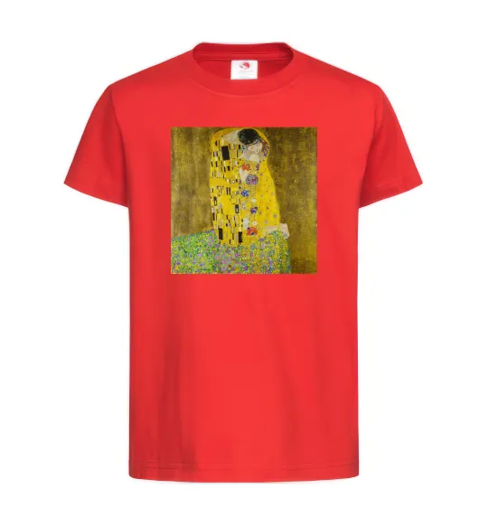 Детская футболка Поцілунок Красный фото