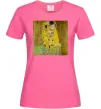 Женская футболка Поцілунок Ярко-розовый фото