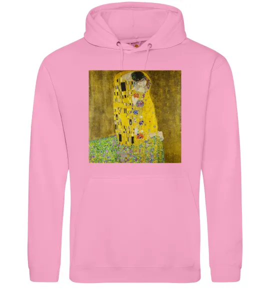 Женская толстовка (худи) Поцілунок Розовый фото