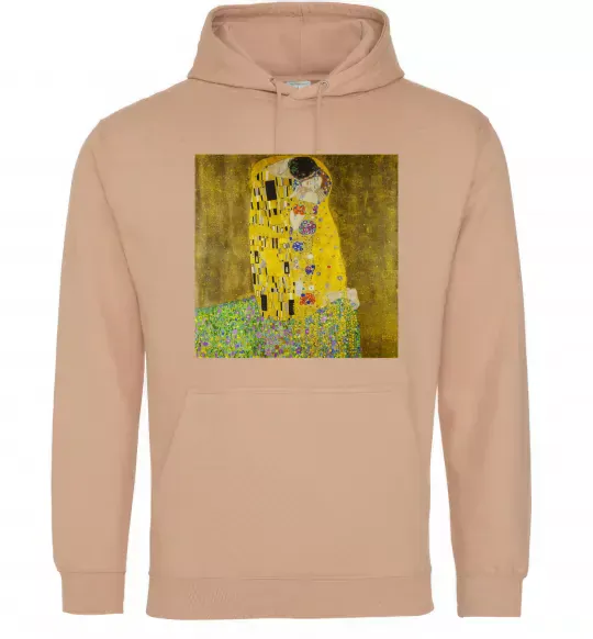 Женская толстовка (худи) Поцілунок Песочный фото