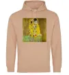Женская толстовка (худи) Поцілунок Песочный фото