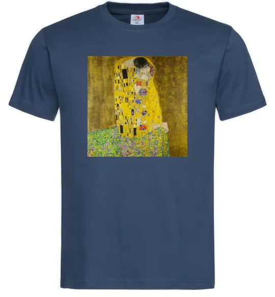 Мужская футболка Поцілунок Темно-синий фото