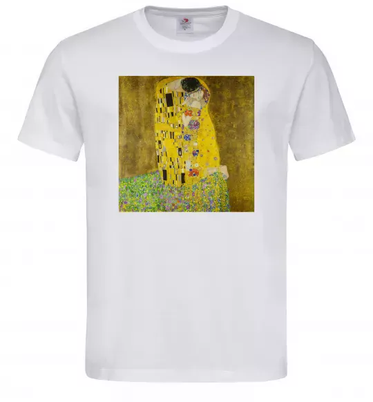 Мужская футболка Поцілунок Белый фото