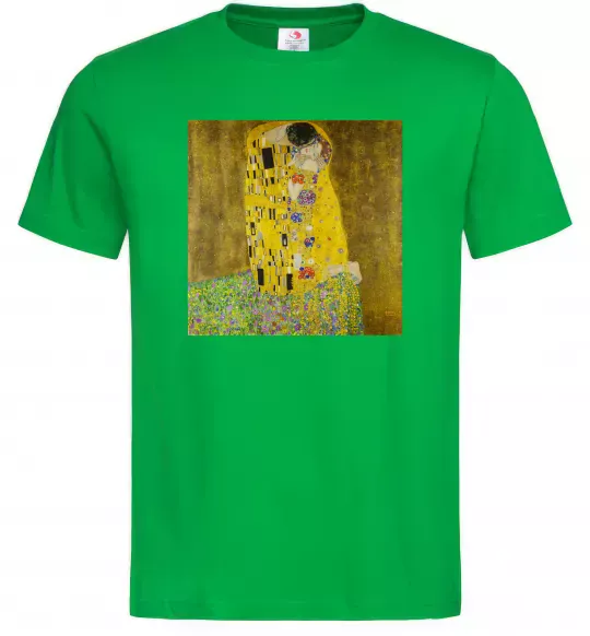 Мужская футболка Поцілунок Зеленый фото