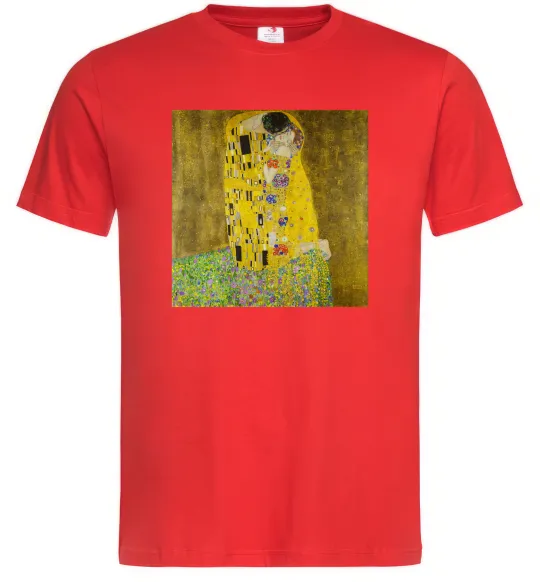 Мужская футболка Поцілунок Красный фото