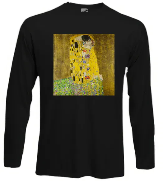Лонгслив Поцілунок Черный фото