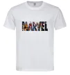 Мужская футболка Marvel bright logo, колір - білий, розмір - L Белый фото
