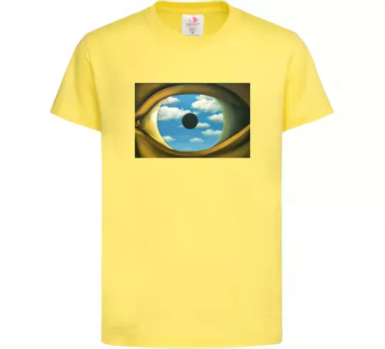 Детская футболка Рене Магрітт Фальшиве дзеркало Лимонный фото