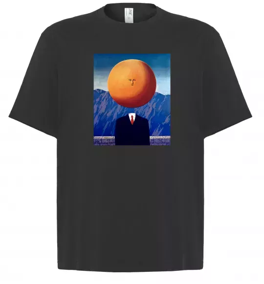 Футболка Оверсайз Мистецтво життя Черный фото