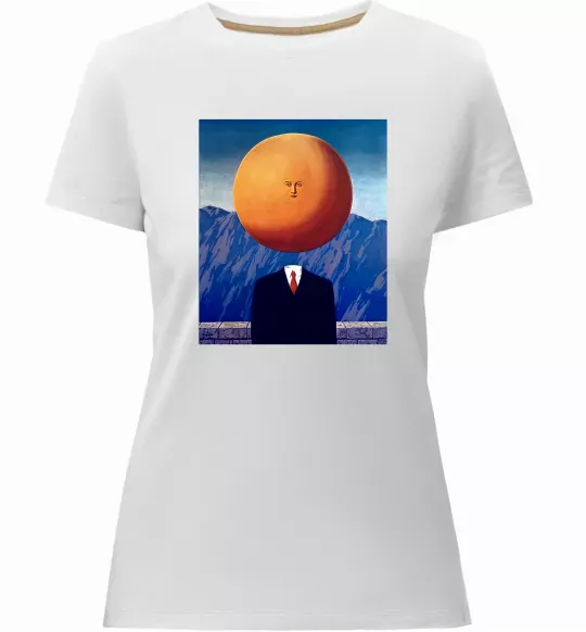 Жіноча преміум футболка Мистецтво життя Білий фото