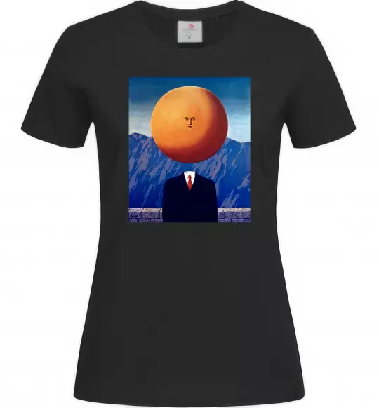 Женская футболка Мистецтво життя Черный фото