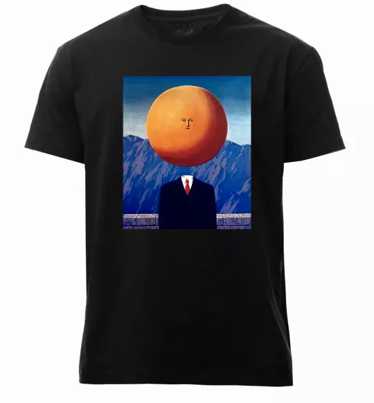 Мужская премиум футболка Мистецтво життя Черный фото