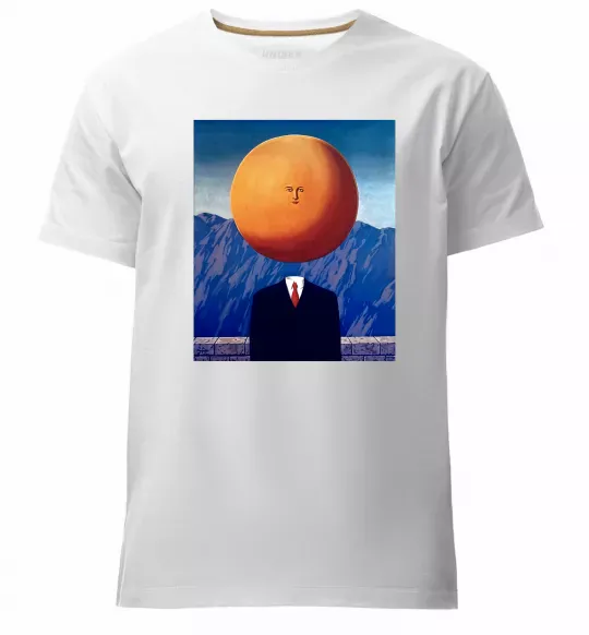 Мужская премиум футболка Мистецтво життя Белый фото