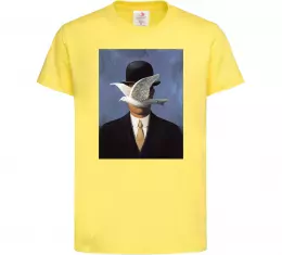 Детская футболка Man in a Bowler Hat Лимонный фото