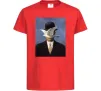 Детская футболка Man in a Bowler Hat Красный фото
