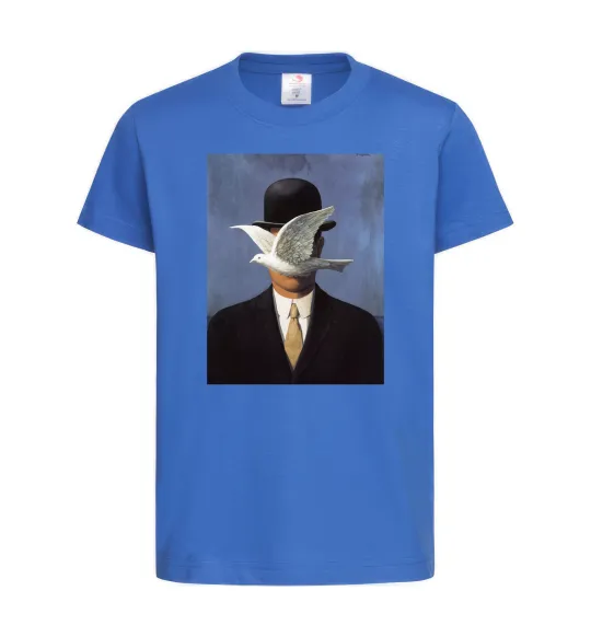Дитяча футболка Man in a Bowler Hat Яскраво-синій фото