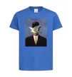 Дитяча футболка Man in a Bowler Hat Яскраво-синій фото