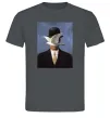 Мужская футболка Man in a Bowler Hat Графит фото
