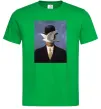 Мужская футболка Man in a Bowler Hat Зеленый фото